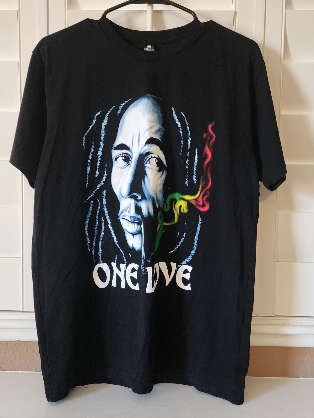 AS Colour Black Bob Marley Graphic T-shirt Size Medium